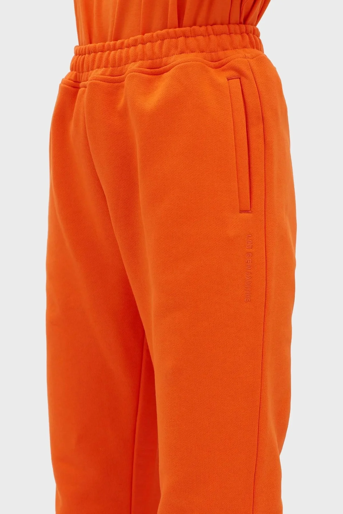 Les Benjamins % 100 Pamuk Regular Fit Jogger Spor Bayan Pantolon LB23SSESSFUSP-302 TURUNCU - 9