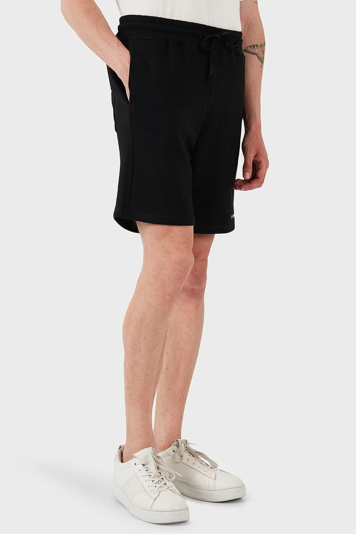 Les Benjamins % 100 Pamuk Regular Fit Logolu Erkek Short LBNOOSESSMUSO-307 SİYAH - 10