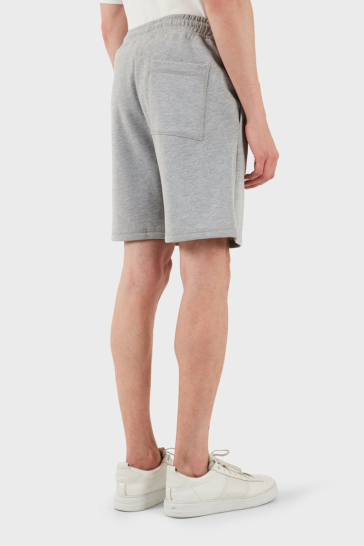 Les Benjamins % 100 Pamuk Regular Fit Logolu Erkek Short LBNOOSESSMUSO-308 GRİ - 12