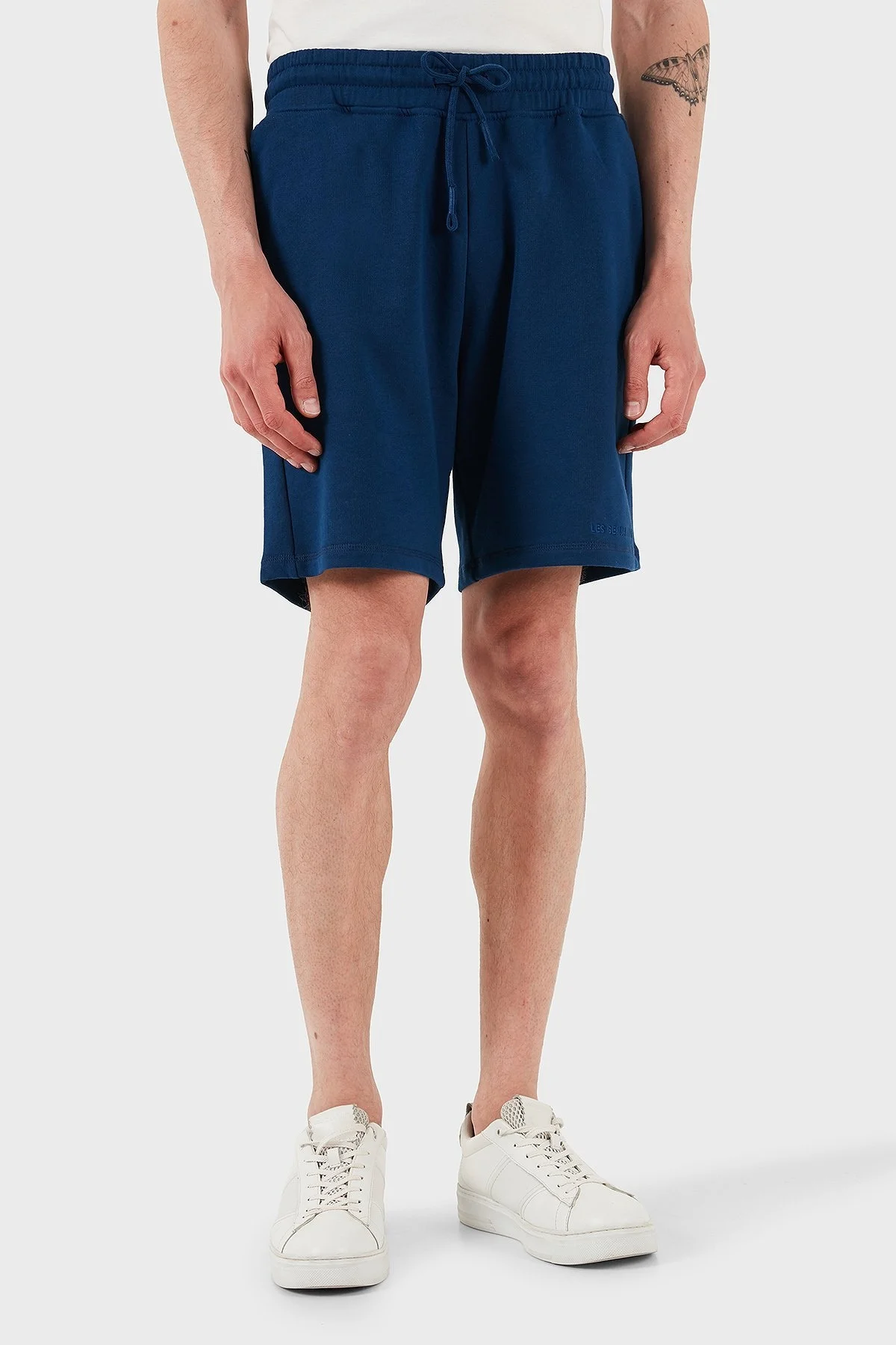Les Benjamins % 100 Pamuk Regular Fit Logolu Erkek Short LBNOOSESSMUSO-309 LACİVERT - 7