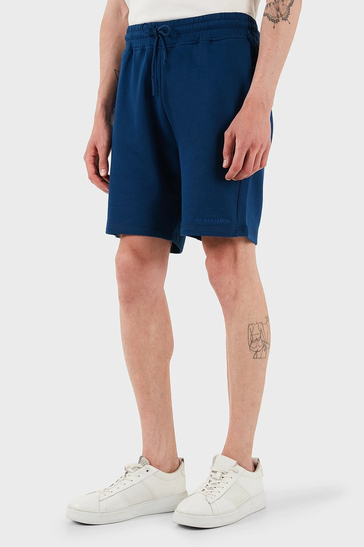 Les Benjamins % 100 Pamuk Regular Fit Logolu Erkek Short LBNOOSESSMUSO-309 LACİVERT - 9