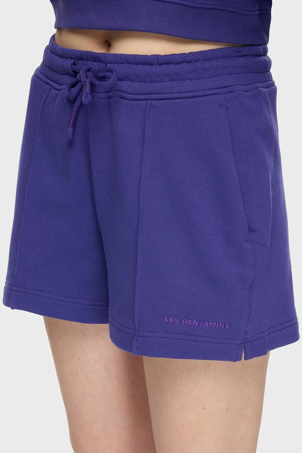 Les Benjamins % 100 Pamuk Regular Fit Yüksek Bel Çimalı Bayan Short LBNOOSESSFUSO-301 MOR - 11