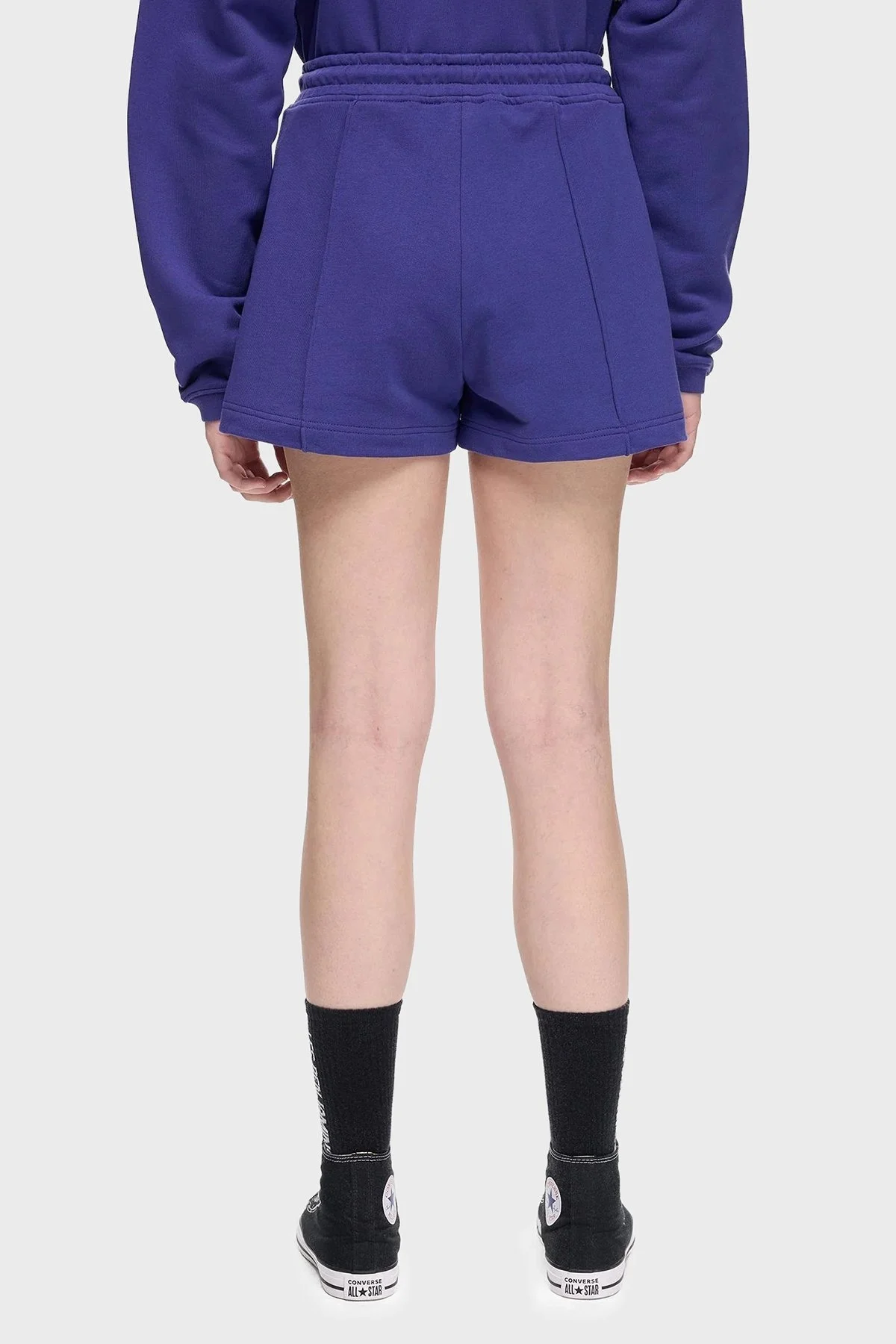 Les Benjamins % 100 Pamuk Regular Fit Yüksek Bel Çimalı Bayan Short LBNOOSESSFUSO-301 MOR - 12