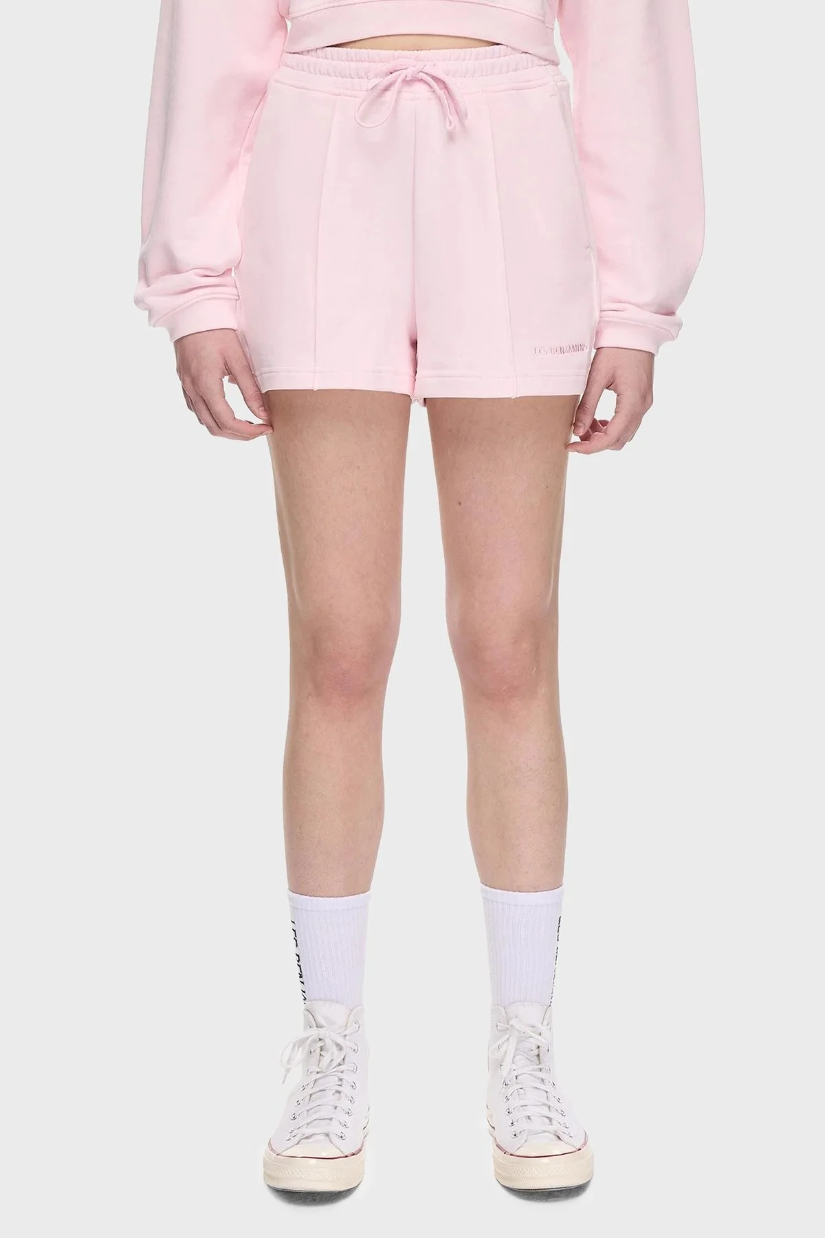 Les Benjamins % 100 Pamuk Regular Fit Yüksek Bel Çimalı Bayan Short LBNOOSESSFUSO-312 PEMBE - 8