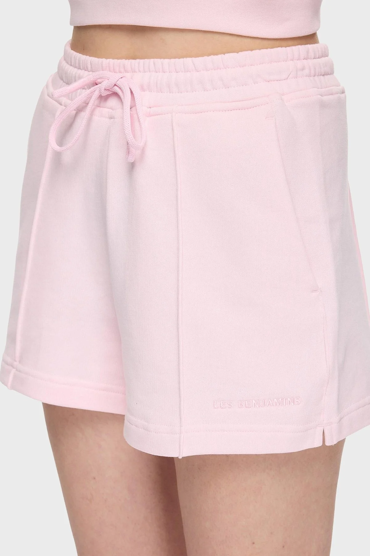 Les Benjamins % 100 Pamuk Regular Fit Yüksek Bel Çimalı Bayan Short LBNOOSESSFUSO-312 PEMBE - 11