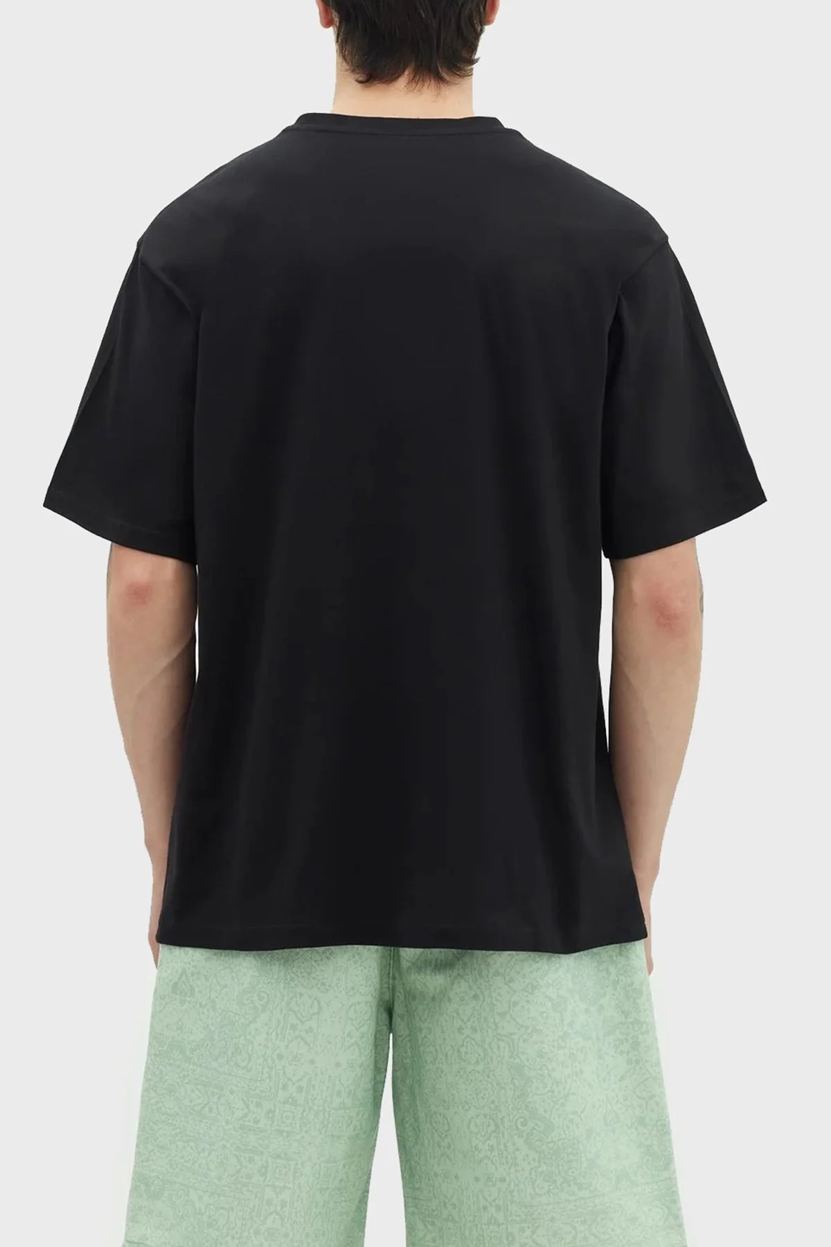 Les Benjamins % 100 Pamuk Relaxed Fit Bisiklet Yaka Erkek T Shirt LB23SSHOEMUTS-011 SİYAH - 2