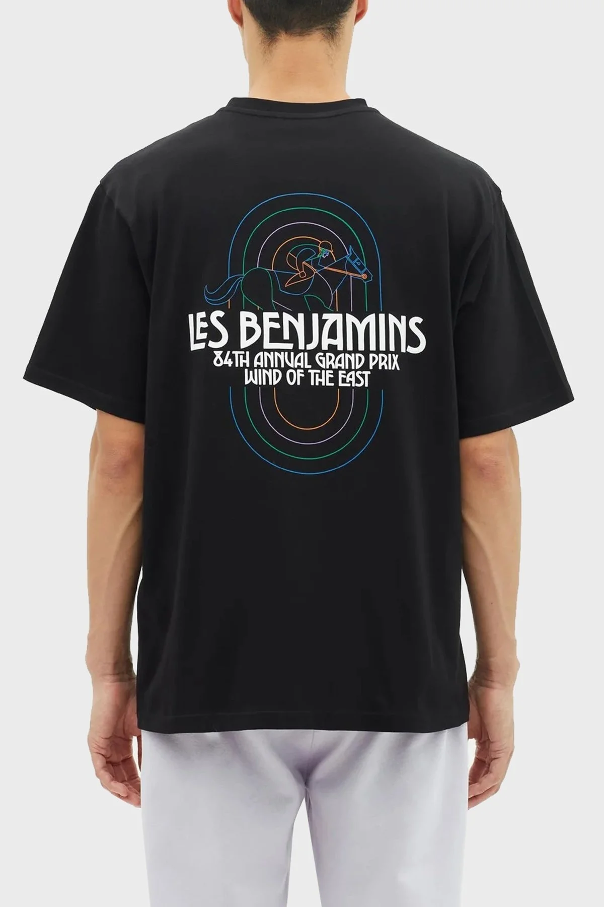 Les Benjamins % 100 Pamuk Relaxed Fit Bisiklet Yaka Erkek T Shirt LB23SSHOEMUTS-014 SİYAH - 5