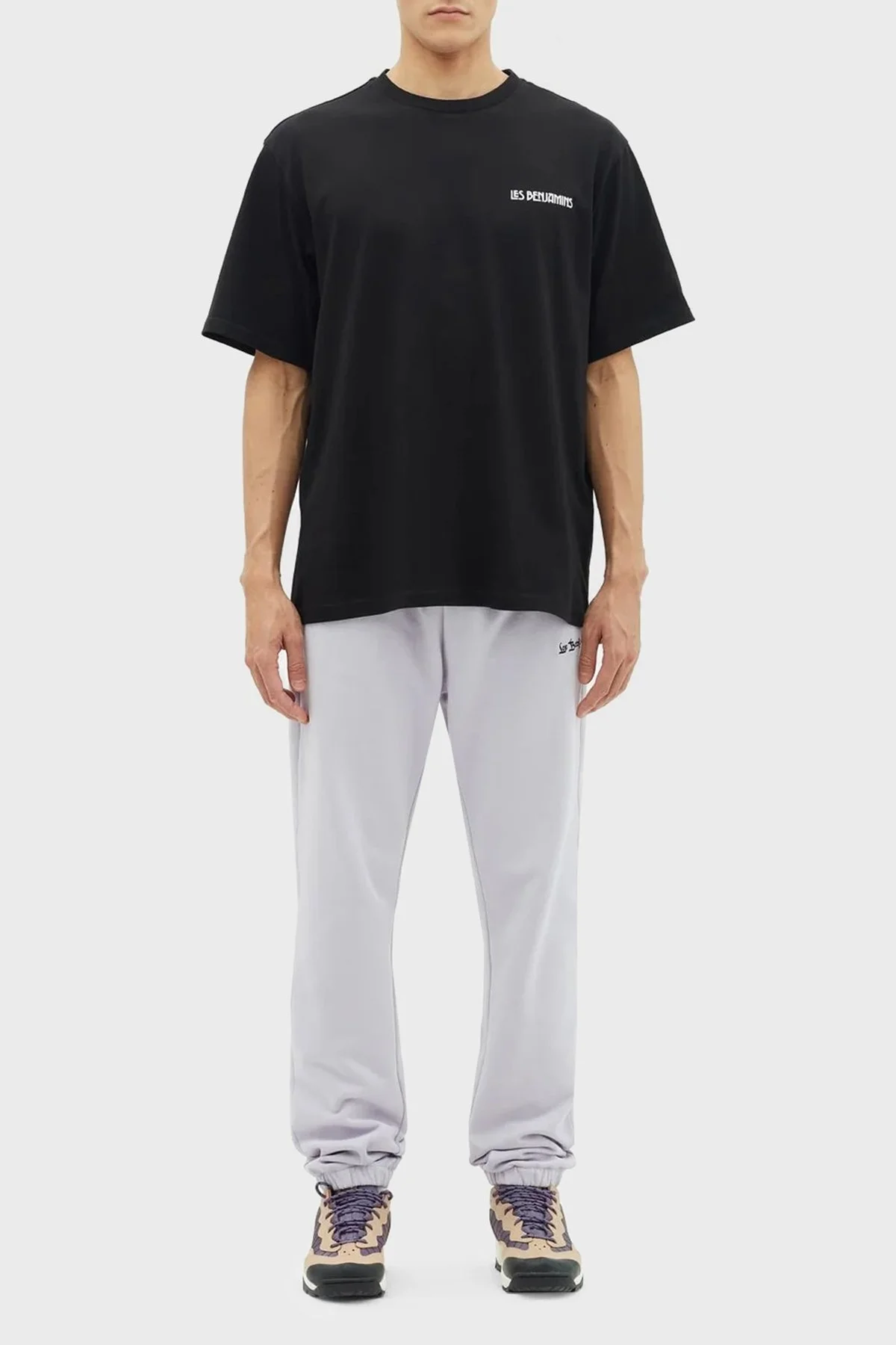 Les Benjamins % 100 Pamuk Relaxed Fit Bisiklet Yaka Erkek T Shirt LB23SSHOEMUTS-014 SİYAH - 10