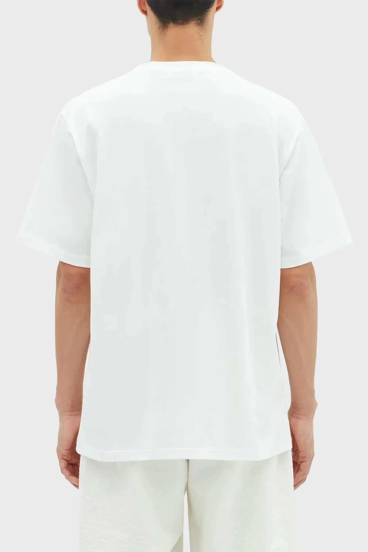 Les Benjamins % 100 Pamuk Relaxed Fit Bisiklet Yaka Erkek T Shirt LB23SSHOEMUTS-015 BEYAZ - 2