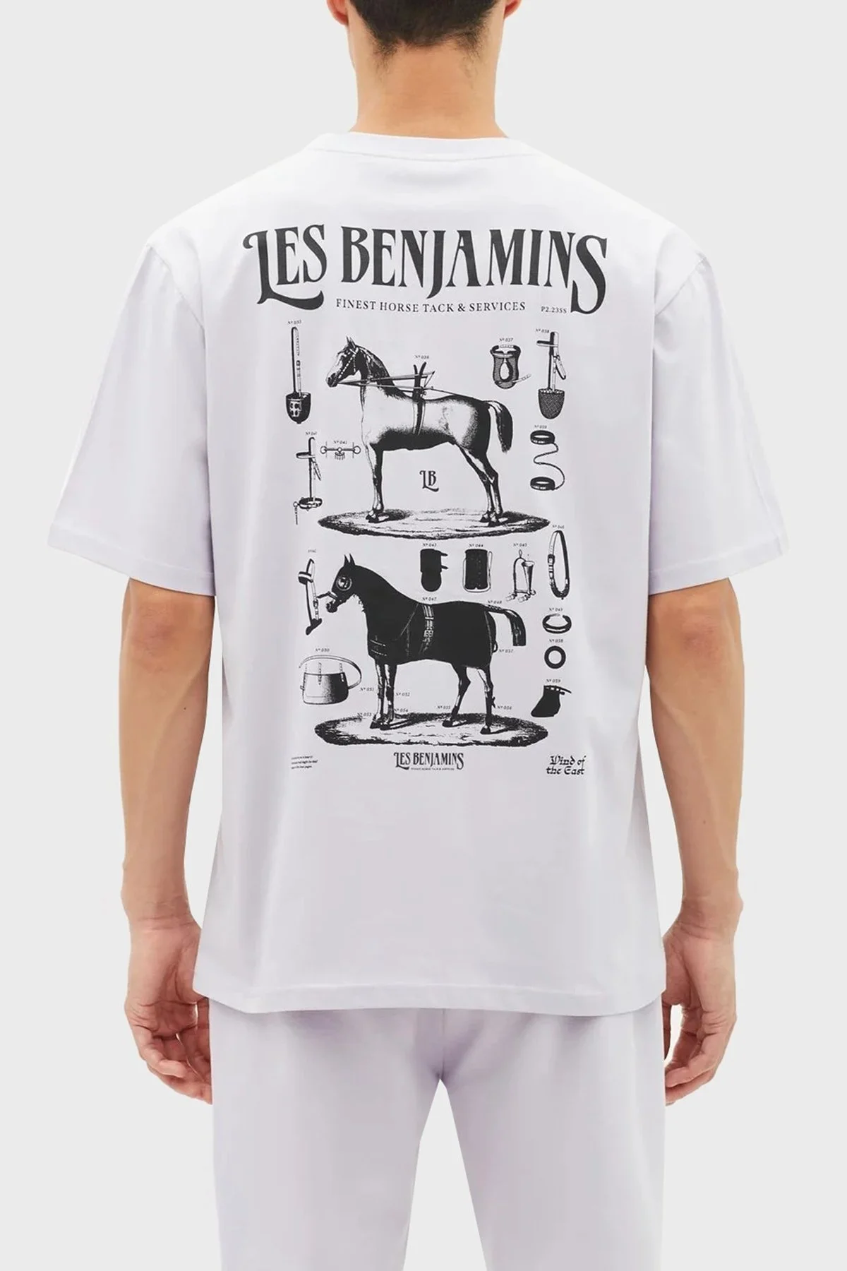 Les Benjamins % 100 Pamuk Relaxed Fit Bisiklet Yaka Erkek T Shirt LB23SSHOEMUTS-019 LİLA - 1