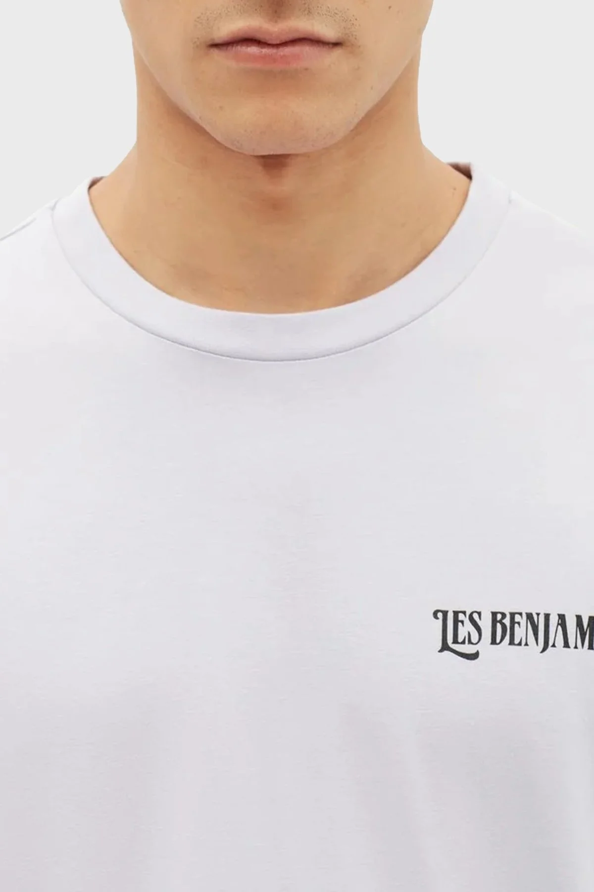 Les Benjamins % 100 Pamuk Relaxed Fit Bisiklet Yaka Erkek T Shirt LB23SSHOEMUTS-019 LİLA - 3