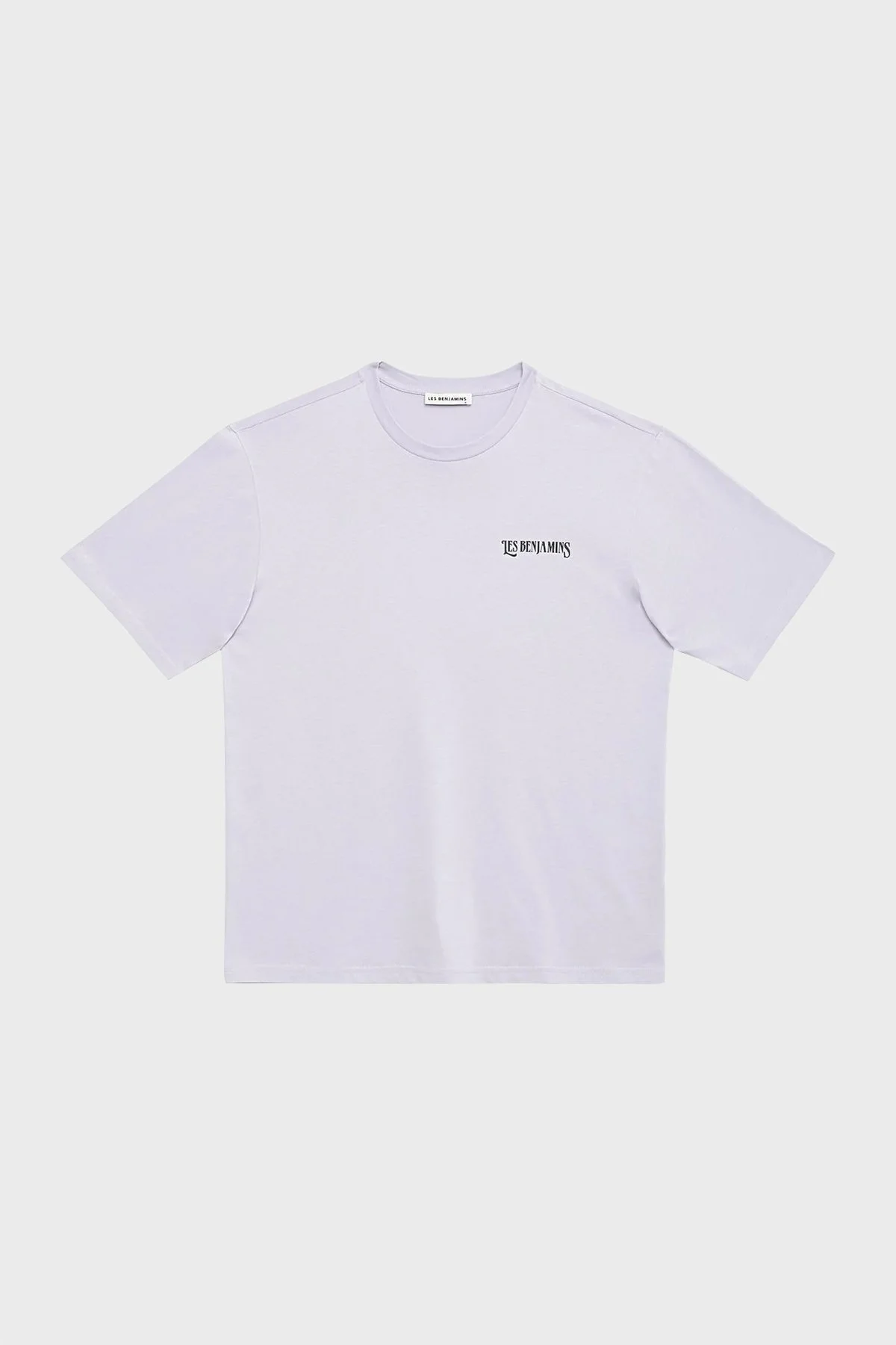 Les Benjamins % 100 Pamuk Relaxed Fit Bisiklet Yaka Erkek T Shirt LB23SSHOEMUTS-019 LİLA - 6