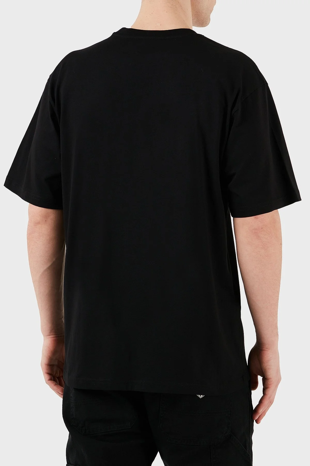 Les Benjamins Baskılı % 100 Pamuk Relaxed Fit Bisiklet Yaka Erkek T Shirt LB25SSUNLMUTS-040 SİYAH - 9