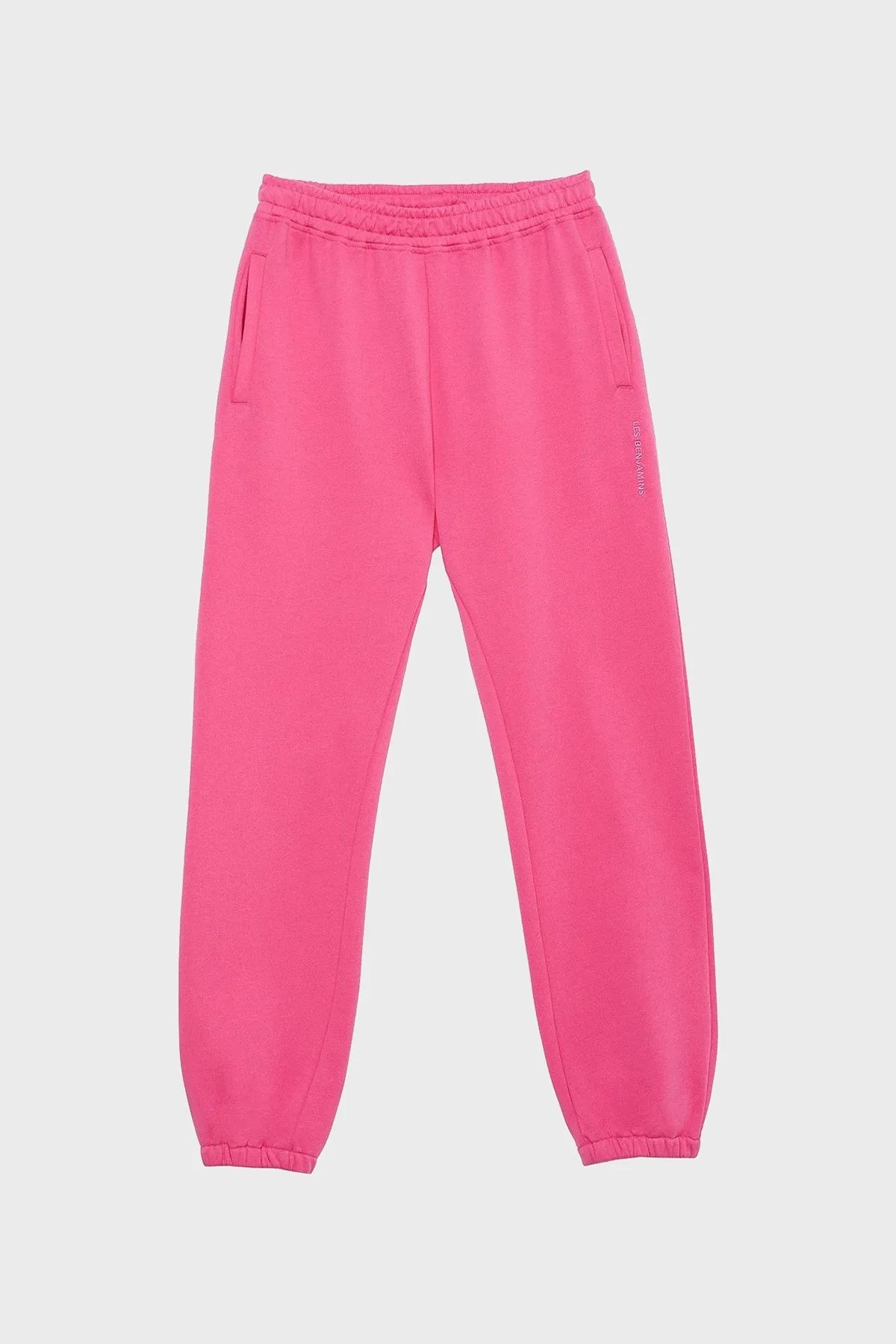 Les Benjamins Belden Bağlamalı % 100 Pamuk Regular Fit Jogger Bayan Pantolon LB23FWESSFUSP-305 PEMBE - 6