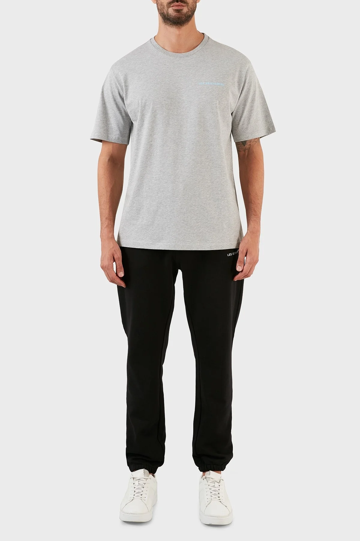 Les Benjamins Regular Fit Belden Bağlamalı Cepli % 100 Pamuk Erkek Pantolon LB21SSCORMUSP-001 SİYAH - 1