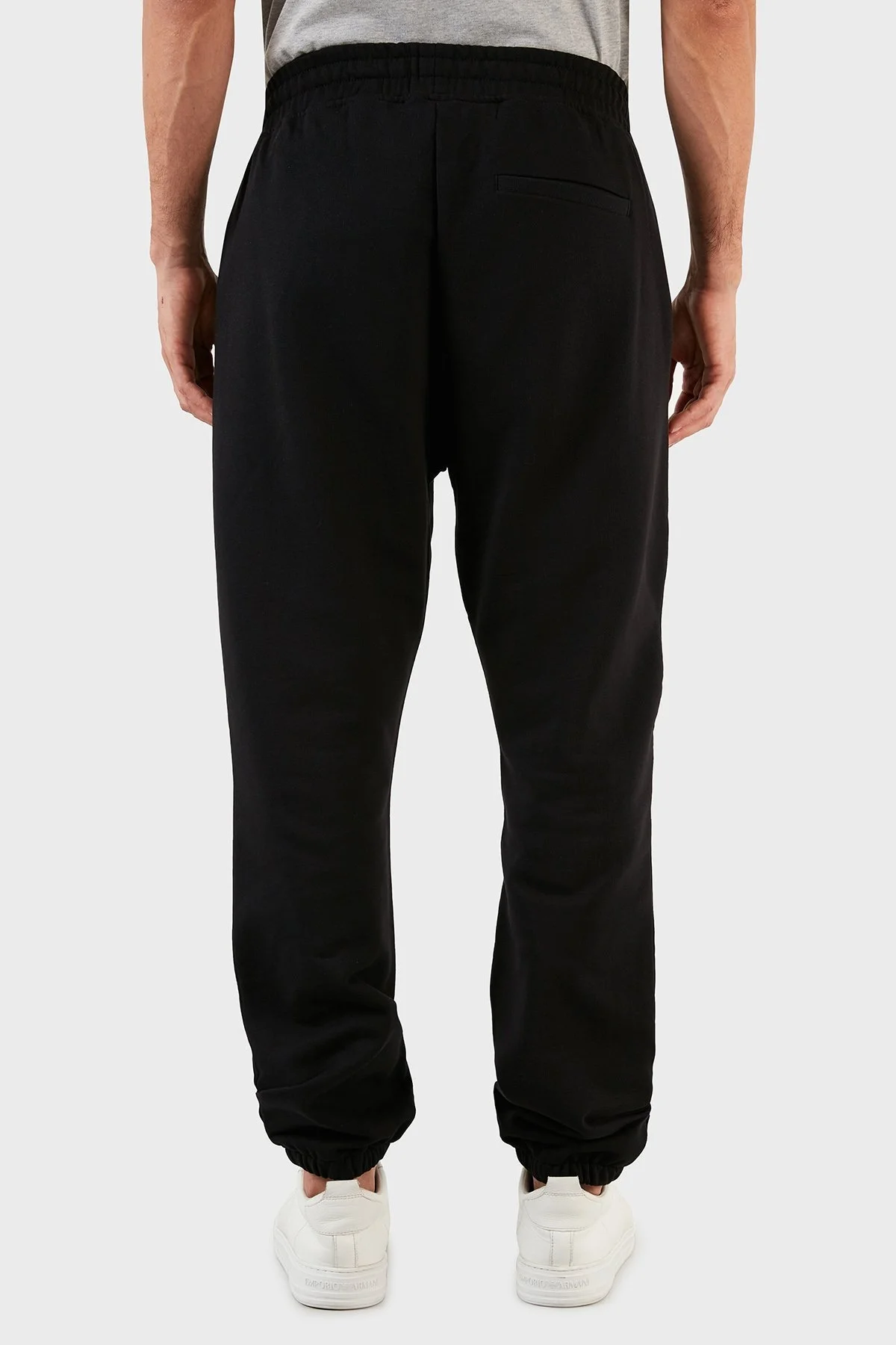 Les Benjamins Regular Fit Belden Bağlamalı Cepli % 100 Pamuk Erkek Pantolon LB21SSCORMUSP-001 SİYAH - 5