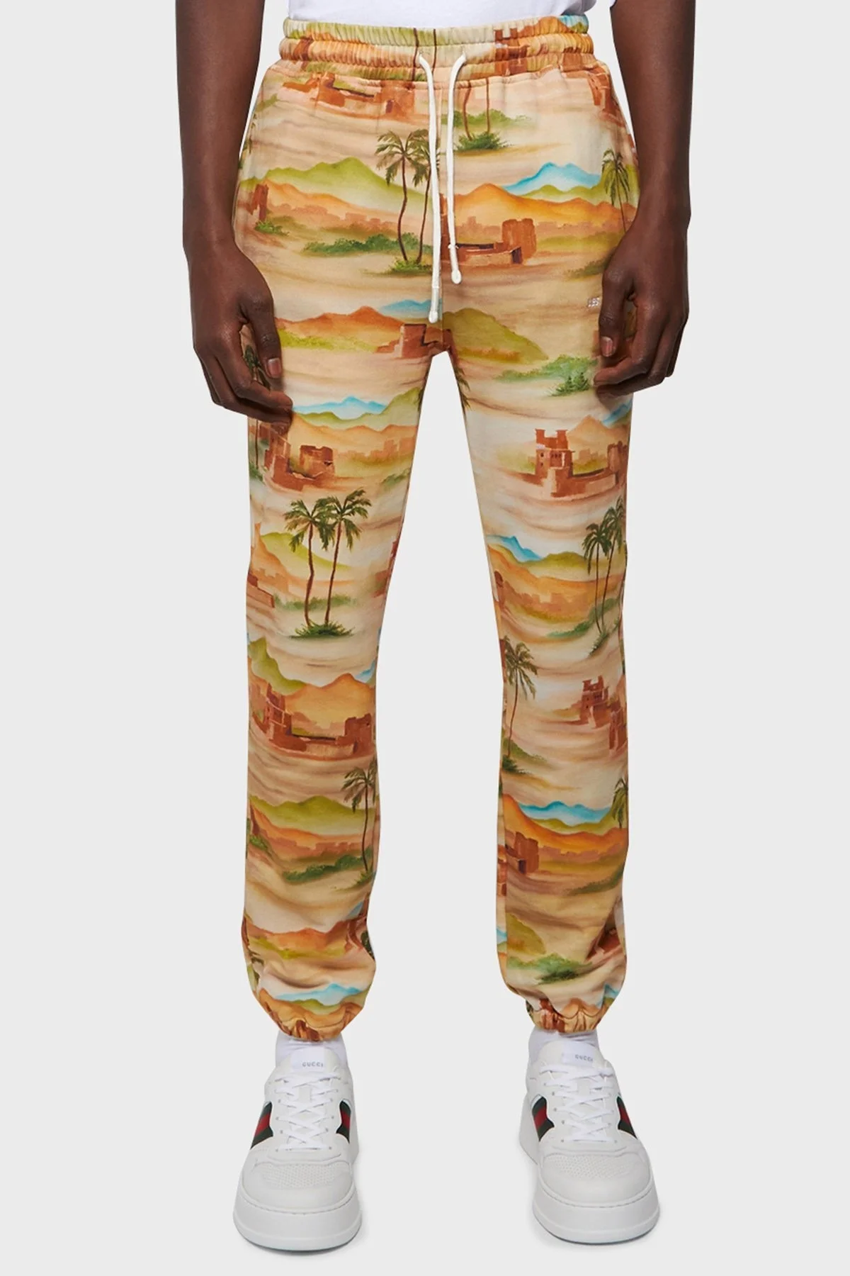 Les Benjamins Belden Bağlamalı Cepli % 100 Pamuk Erkek Pantolon LB22SSTMJMUSP-001 CAMEL-BEJ - 2