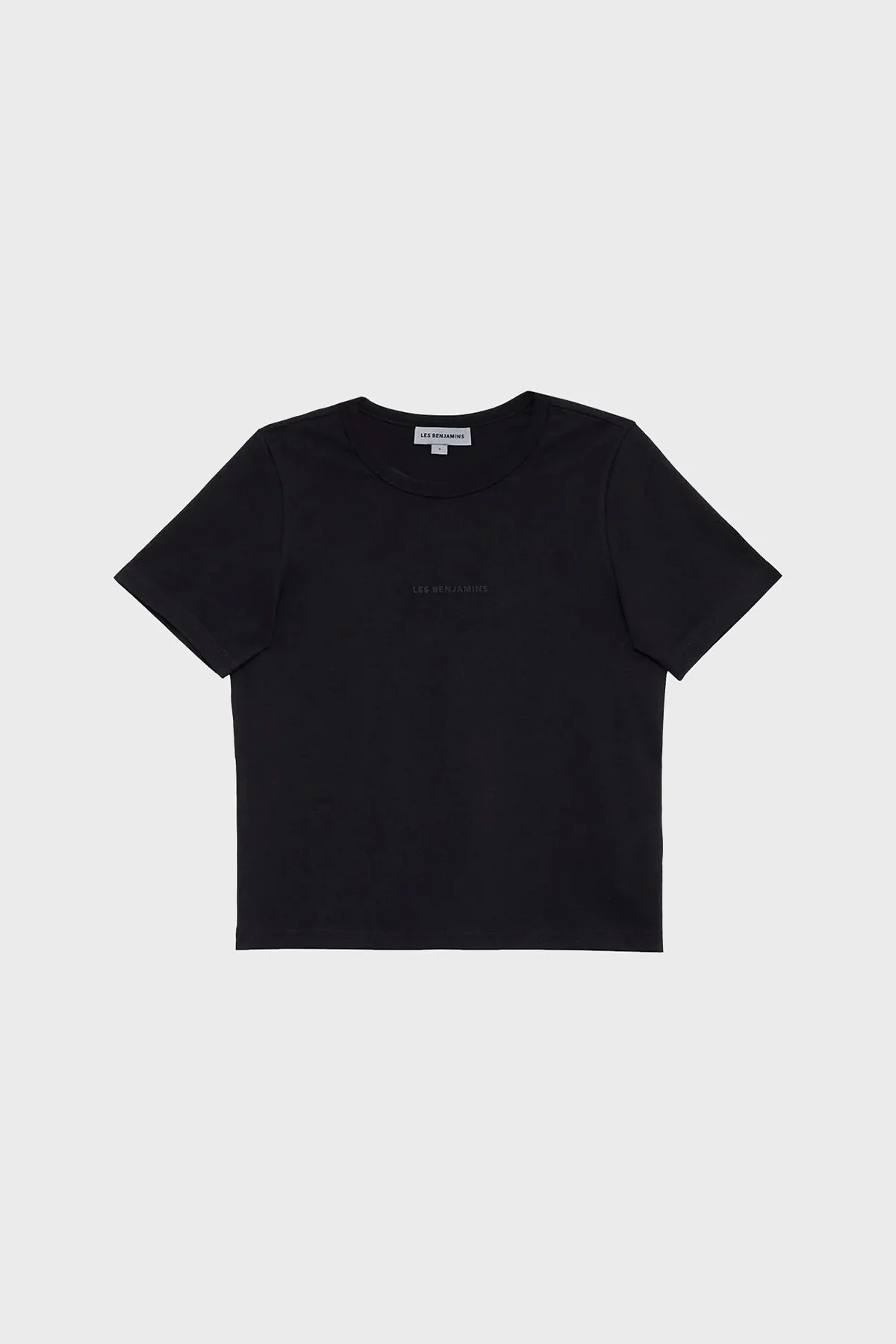 Les Benjamins Bisiklet Yaka % 100 Pamuk Regular Fit Bayan T Shirt LB23FWCLAFUTS-401 SİYAH - 7