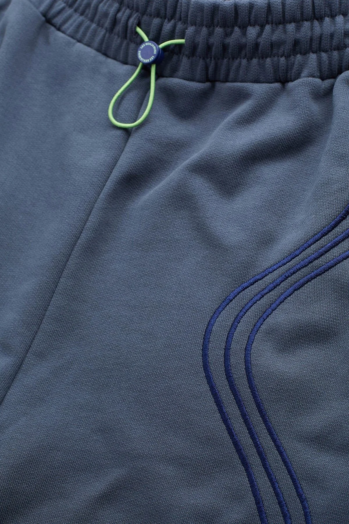 Les Benjamins Dikiş Detaylı Relaxed Fit Normal Bel Geniş Paça Bayan Pantolon LB25FWTURFUSP-012 MAVİ - 5