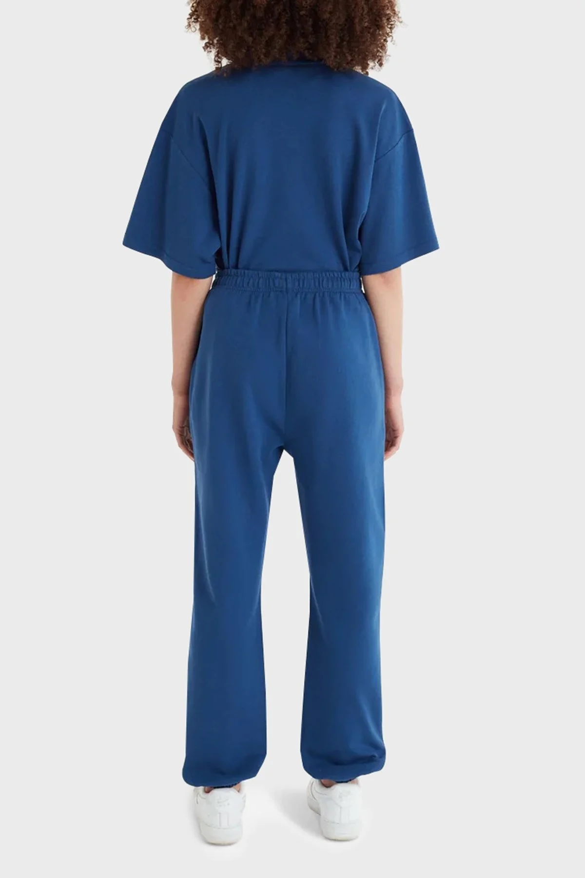 Les Benjamins Elastik Bel Bantlı Cepli % 100 Pamuk Bayan Pantolon LB21SSCORFUSP-002 LACİVERT - 4