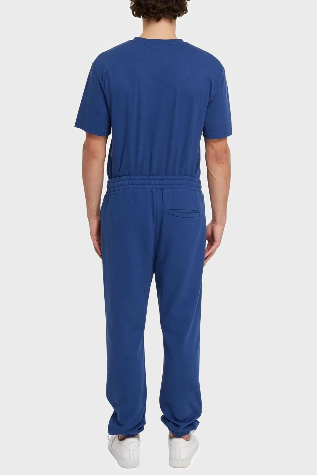 Les Benjamins % 100 Pamuk Elastik Bel Bantlı Cepli Jogger Spor Erkek Pantolon LB21SSCORMUSP-002 LACİVERT - 4