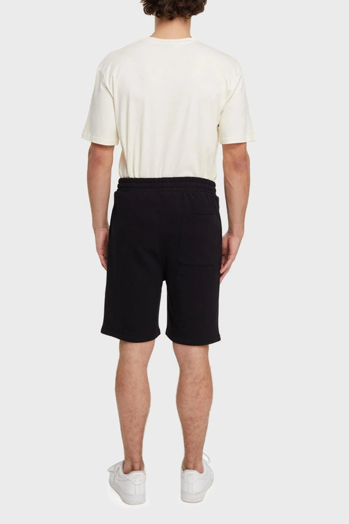Les Benjamins Elastik Bel Bantlı Cepli % 100 Pamuk Erkek Short LB21SSCORMUSO-002 SİYAH - 3