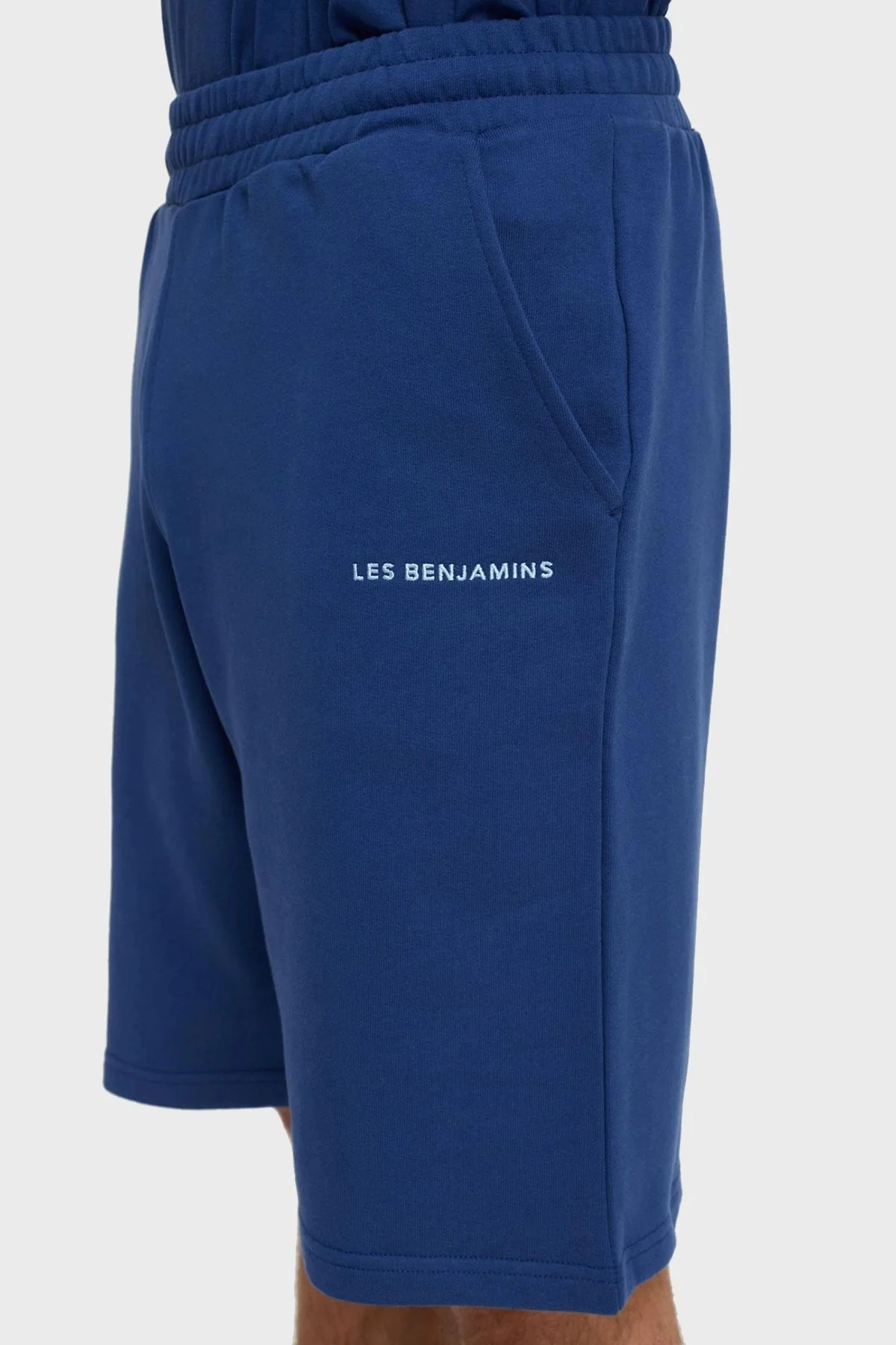 Les Benjamins Elastik Bel Bantlı Cepli % 100 Pamuk Erkek Short LB21SSCORMUSO-003 LACİVERT - 3