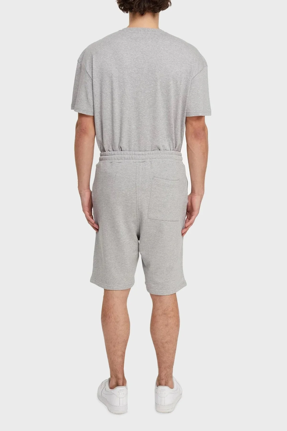 Les Benjamins Elastik Bel Bantlı Cepli % 100 Pamuk Erkek Short LB21SSCORMUSO-004 GRİ - 4