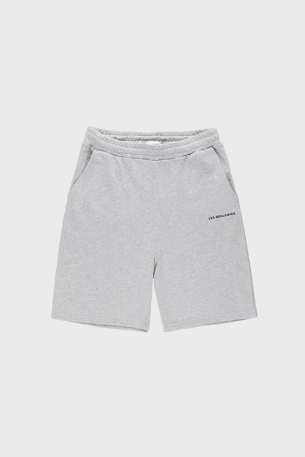 Les Benjamins Elastik Bel Bantlı Cepli % 100 Pamuk Erkek Short LB21SSCORMUSO-004 GRİ - 5