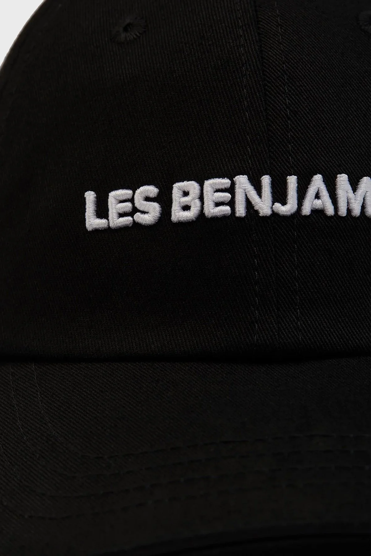 Les Benjamins Logo İşlemeli % 100 Pamuk Unisex Şapka LB23SSESSUUCP-001 SİYAH - 4