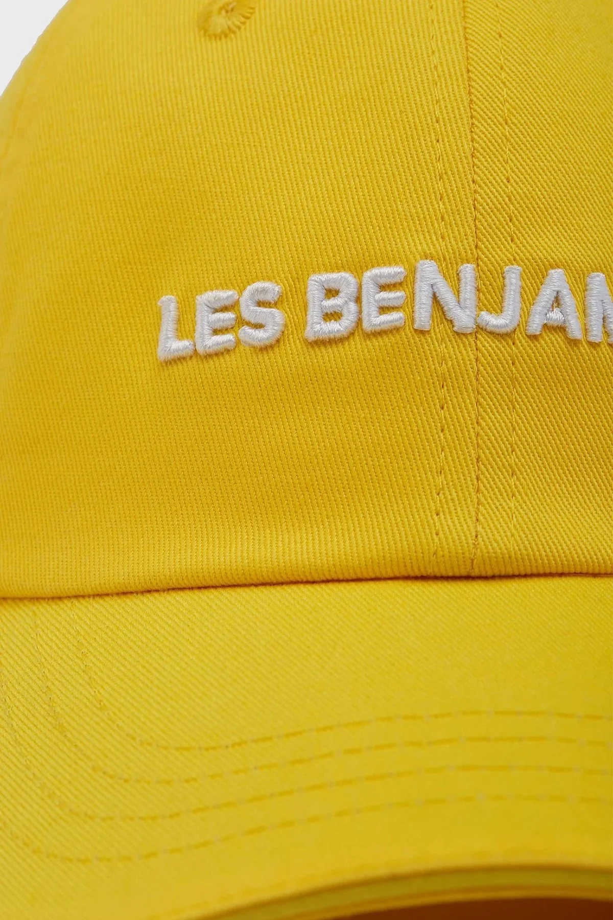 Les Benjamins Logo İşlemeli % 100 Pamuk Unisex Şapka LB23SSESSUUCP-003 SARI - 4