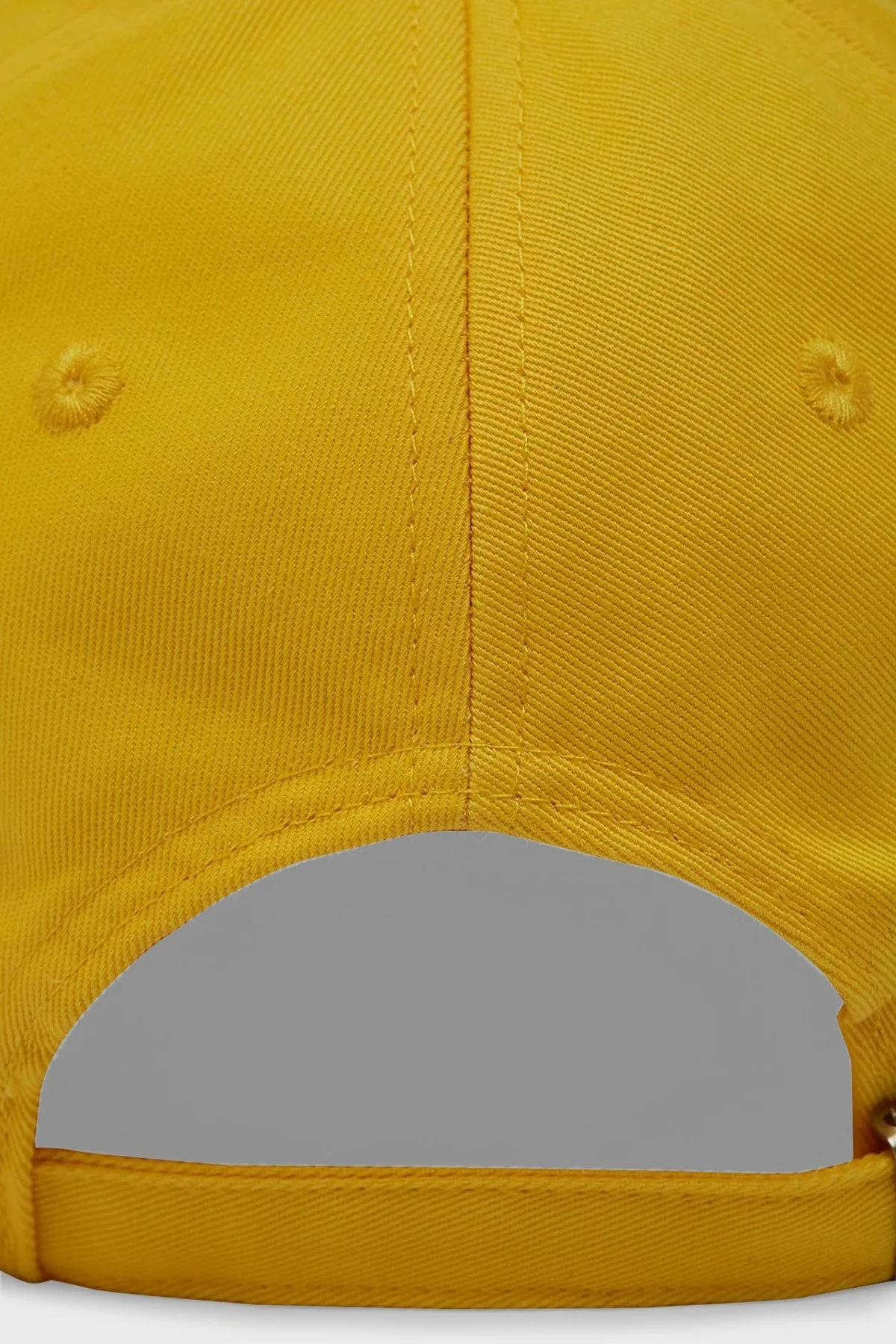 Les Benjamins Logo İşlemeli % 100 Pamuk Unisex Şapka LB23SSESSUUCP-003 SARI - 5