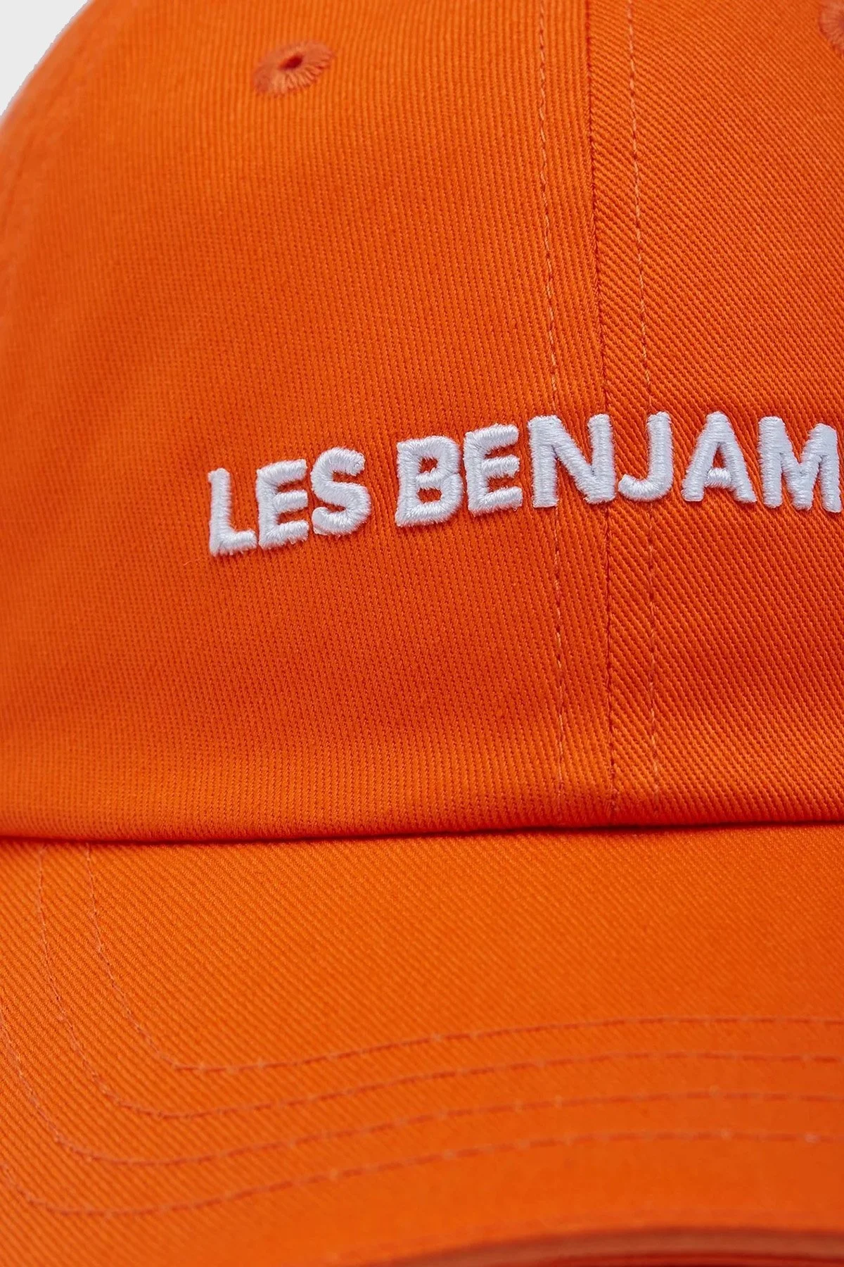 Les Benjamins Logo İşlemeli % 100 Pamuk Unisex Şapka LB23SSESSUUCP-004 ORANGE - 4