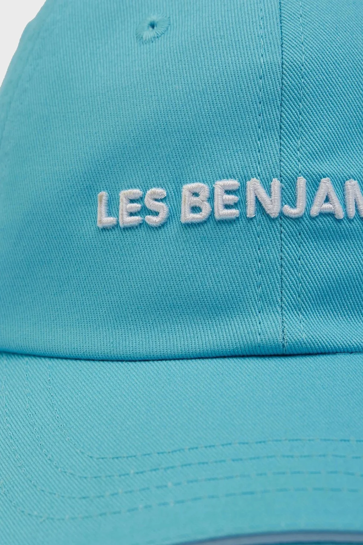 Les Benjamins Logo İşlemeli % 100 Pamuk Unisex Şapka LB23SSESSUUCP-006 AÇIK MAVİ - 4