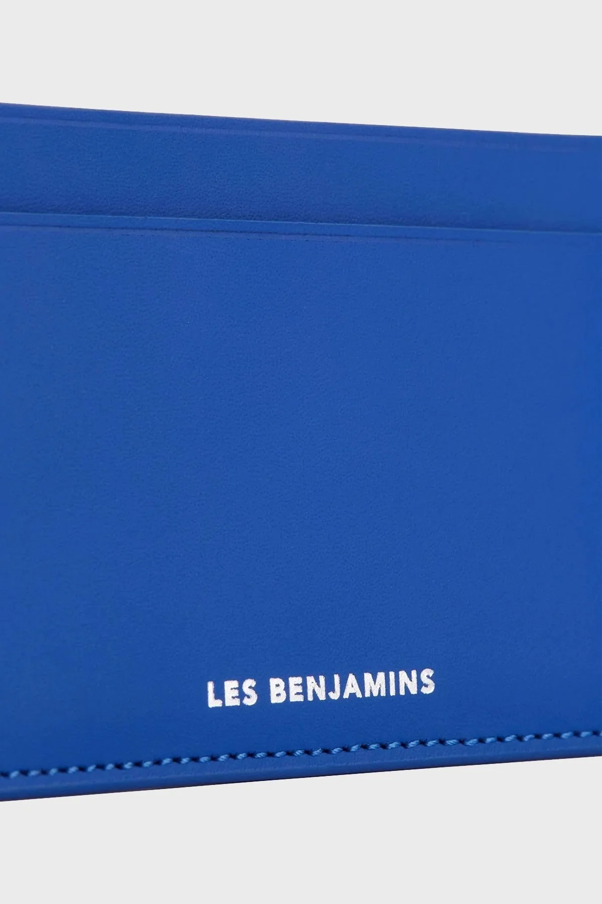 Les Benjamins Logolu Hakiki Deri Unisex Kartlık LBNOOSTMJUUWL-026 MAVİ - 3