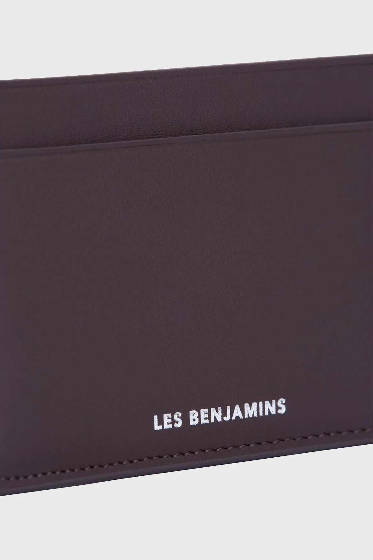 Les Benjamins Logolu Hakiki Deri Unisex Kartlık LBNOOSTMJUUWL-031 KAHVE - 3