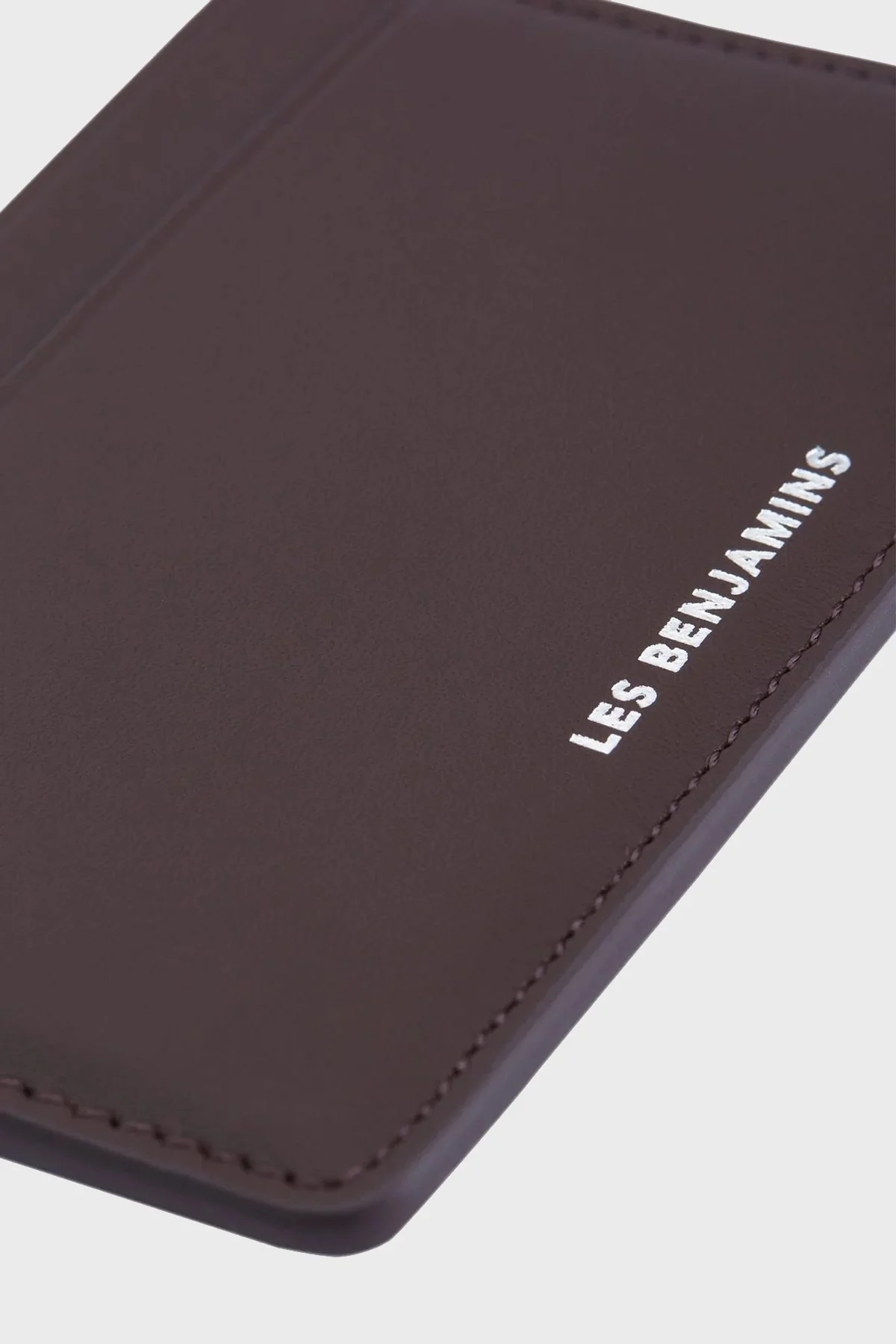 Les Benjamins Logolu Hakiki Deri Unisex Kartlık LBNOOSTMJUUWL-031 KAHVE - 4