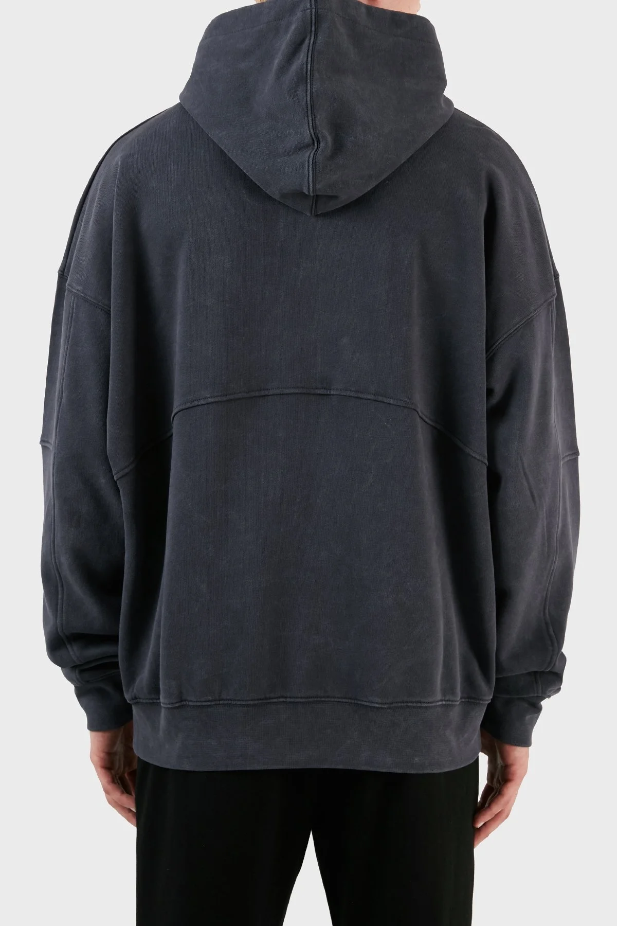 Les Benjamins Logolu Kapüşonlu Relaxed Fit Erkek Sweat LB23FWFRWMUHD-002 ANTRASİT - 2