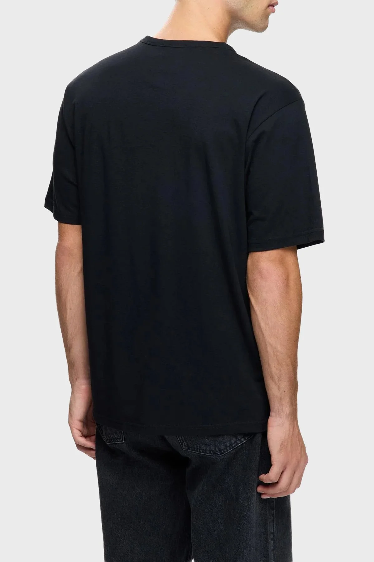 Les Benjamins Logolu Pamuklu Regular Fit Bisiklet Yaka Erkek T Shirt LB25FWCLAMUTS-401 SİYAH - 3