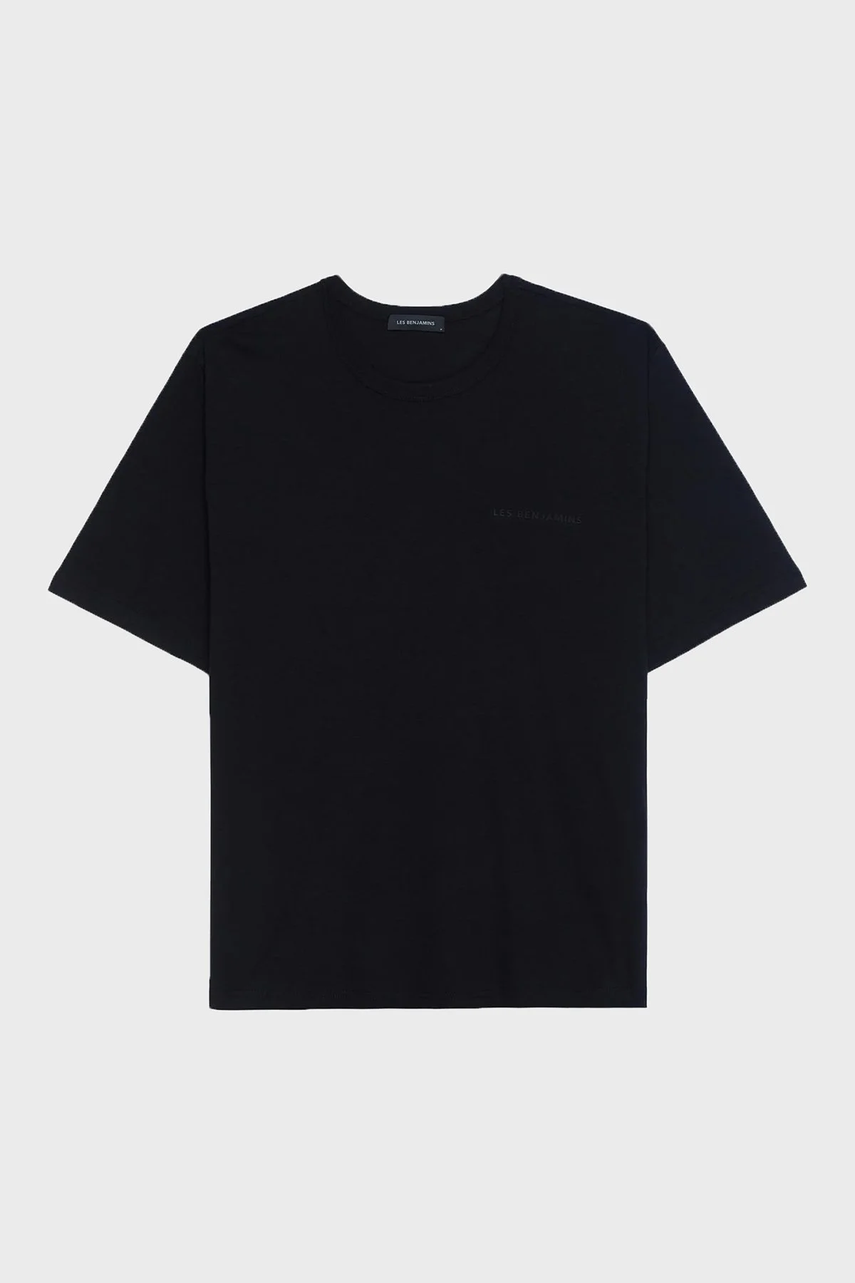 Les Benjamins Logolu Pamuklu Regular Fit Bisiklet Yaka Erkek T Shirt LB25FWCLAMUTS-401 SİYAH - 7