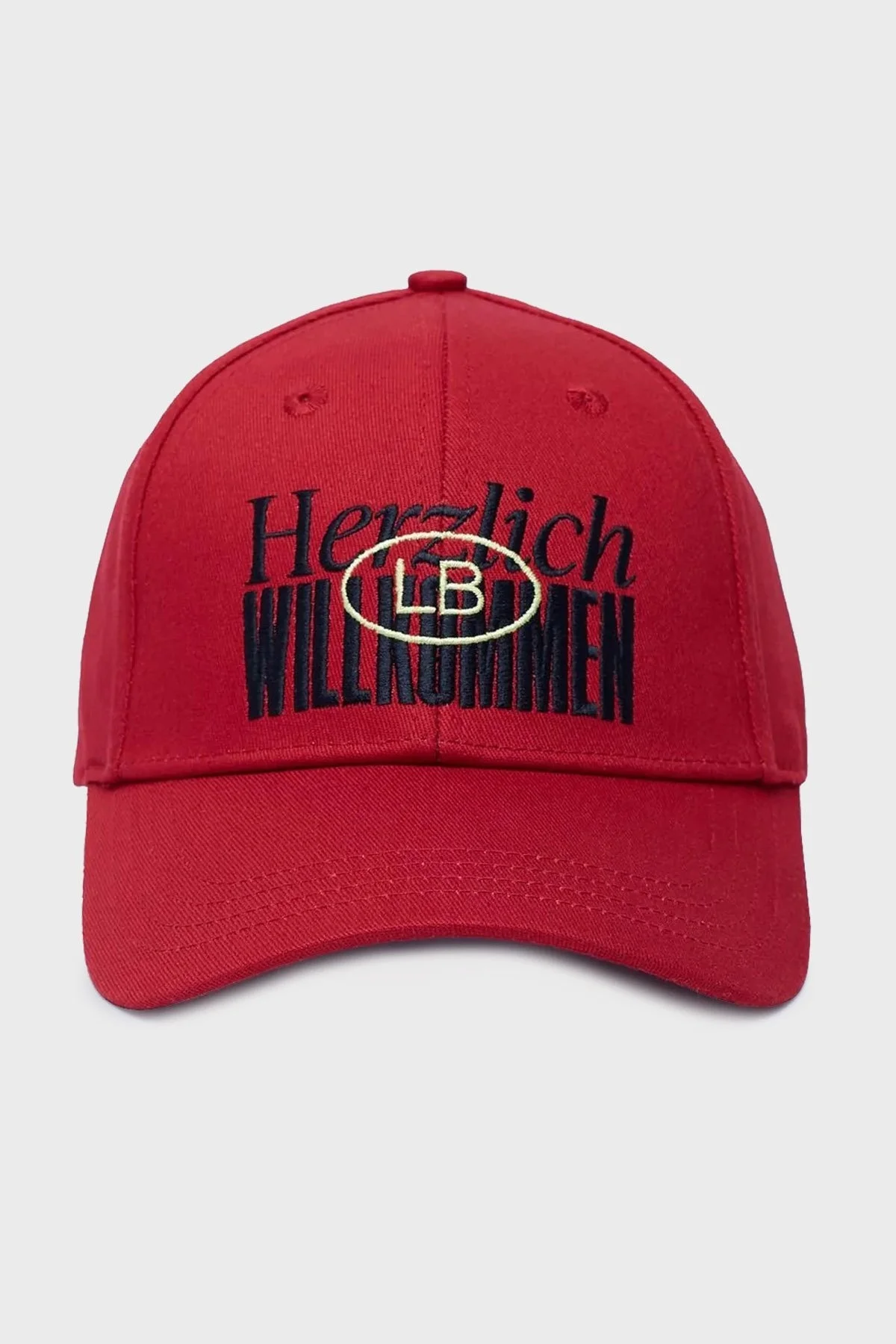 Les Benjamins Logolu Pamuklu Unisex Şapka LBNOOSGASUUCP-002 BORDO - 1