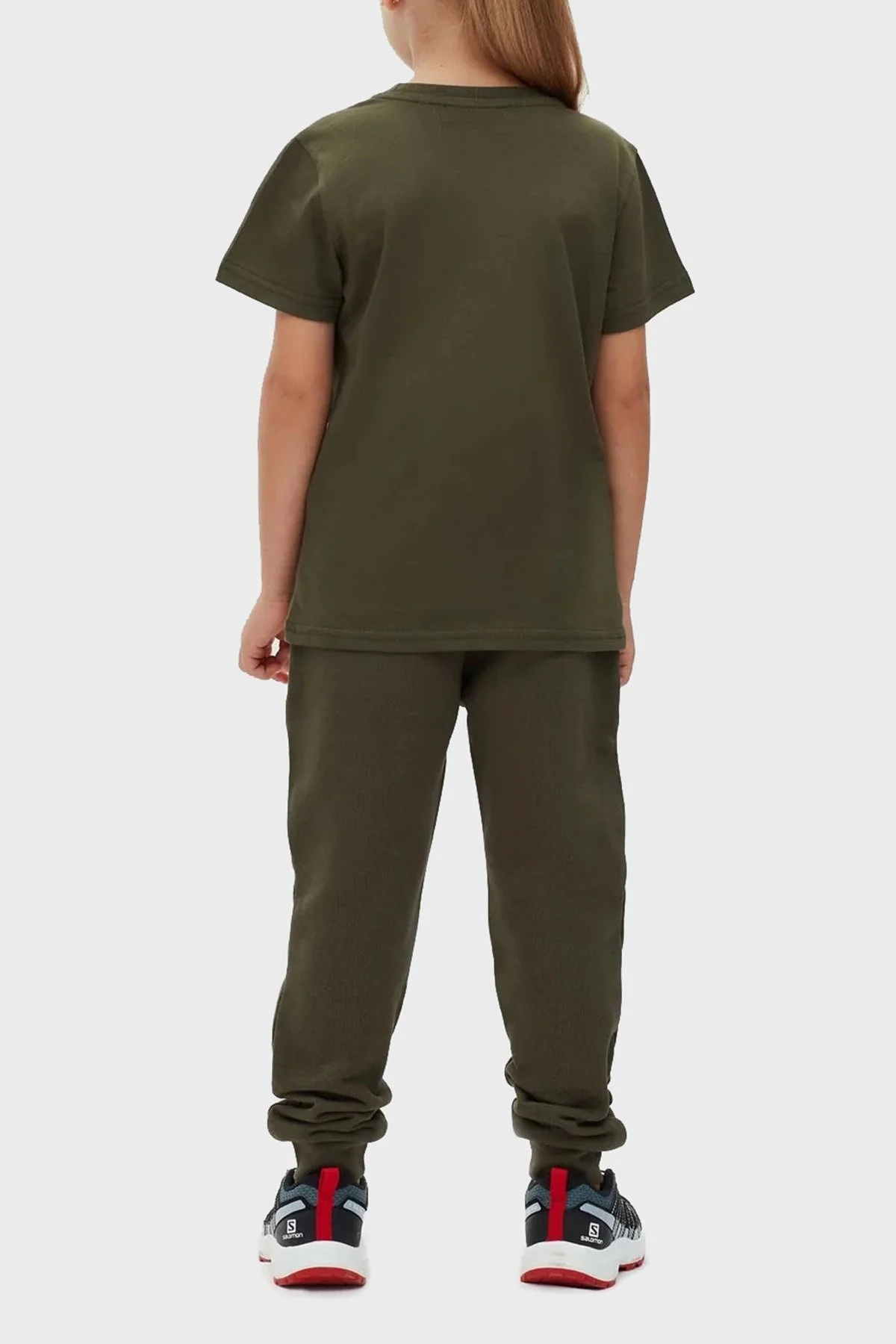 Les Benjamins Logolu Regular Fit Bisiklet Yaka % 100 Pamuk Unisex T Shirt LB22FWCHLCUTS-502 HAKİ - 5