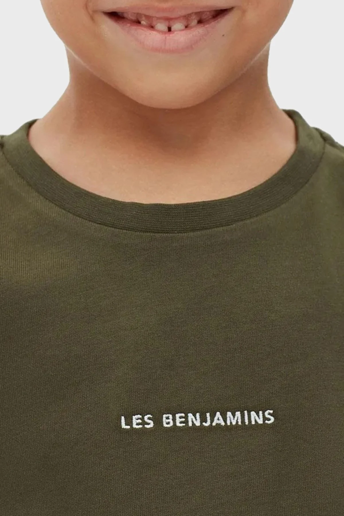 Les Benjamins Logolu Regular Fit Bisiklet Yaka % 100 Pamuk Unisex T Shirt LB22FWCHLCUTS-502 HAKİ - 6