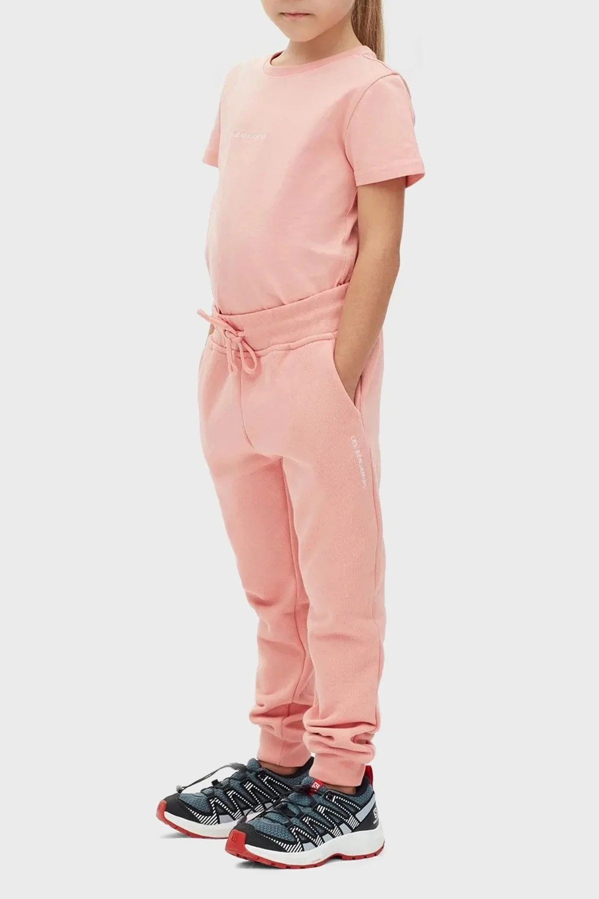 Les Benjamins Logolu Regular Fit Bisiklet Yaka % 100 Pamuk Unisex T Shirt LB22FWCHLCUTS-506 CORAL - 3