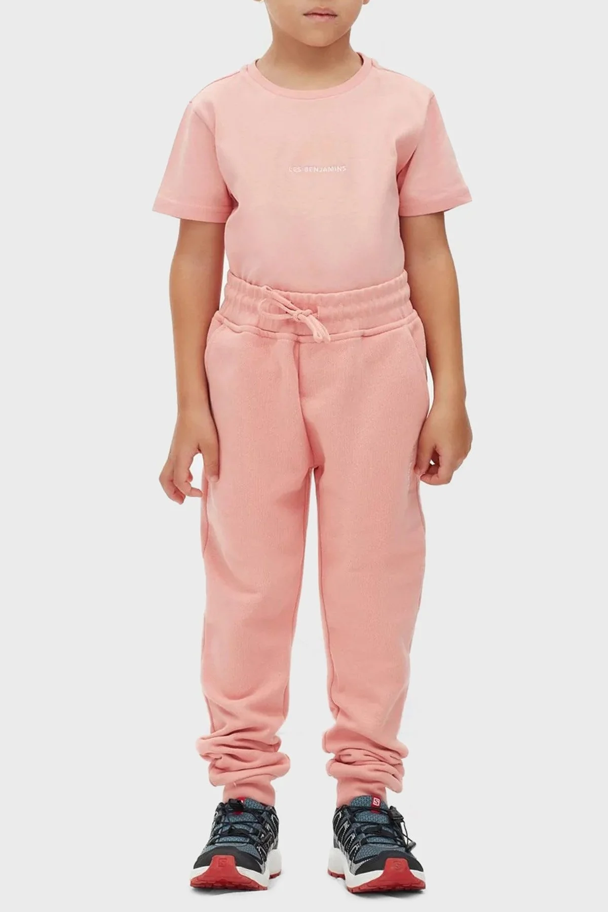 Les Benjamins Logolu Regular Fit Bisiklet Yaka % 100 Pamuk Unisex T Shirt LB22FWCHLCUTS-506 CORAL - 4