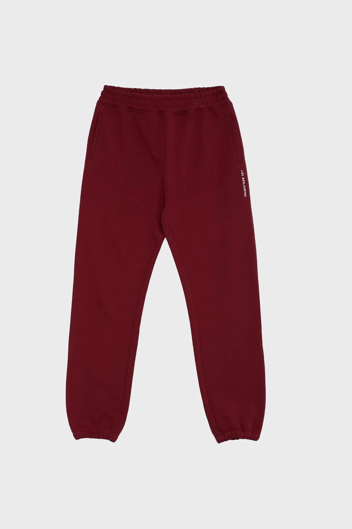 Les Benjamins Logolu Regular Fit Elastik Bel Bantlı Cepli % 100 Pamuk Bayan Pantolon LB22FWESSFUSP-301 BORDO - 6