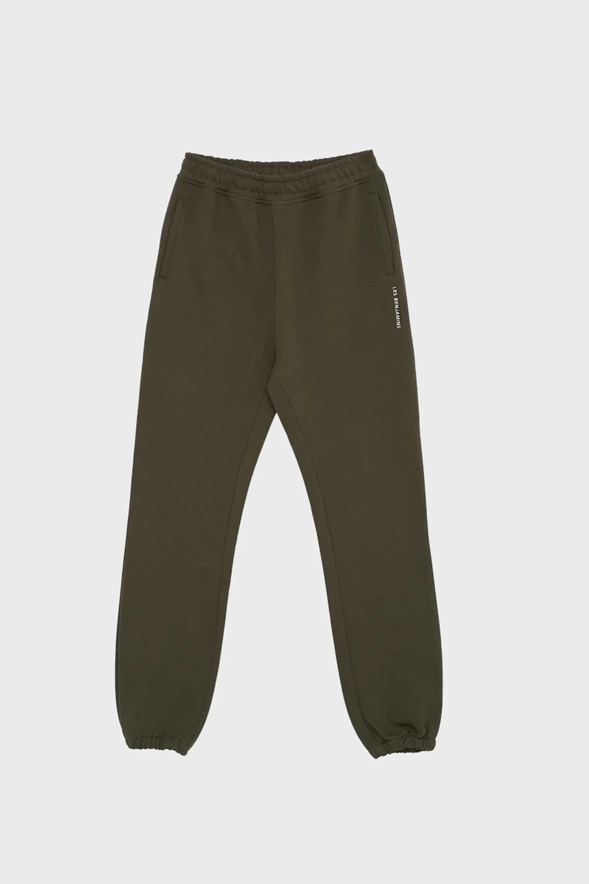 Les Benjamins Logolu Regular Fit Elastik Bel Bantlı Cepli % 100 Pamuk Bayan Pantolon LB22FWESSFUSP-302 HAKİ - 6