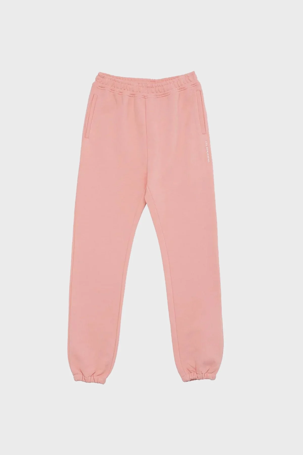 Les Benjamins Logolu Regular Fit Elastik Bel Bantlı Cepli % 100 Pamuk Bayan Pantolon LB22FWESSFUSP-306 MERCAN - 6