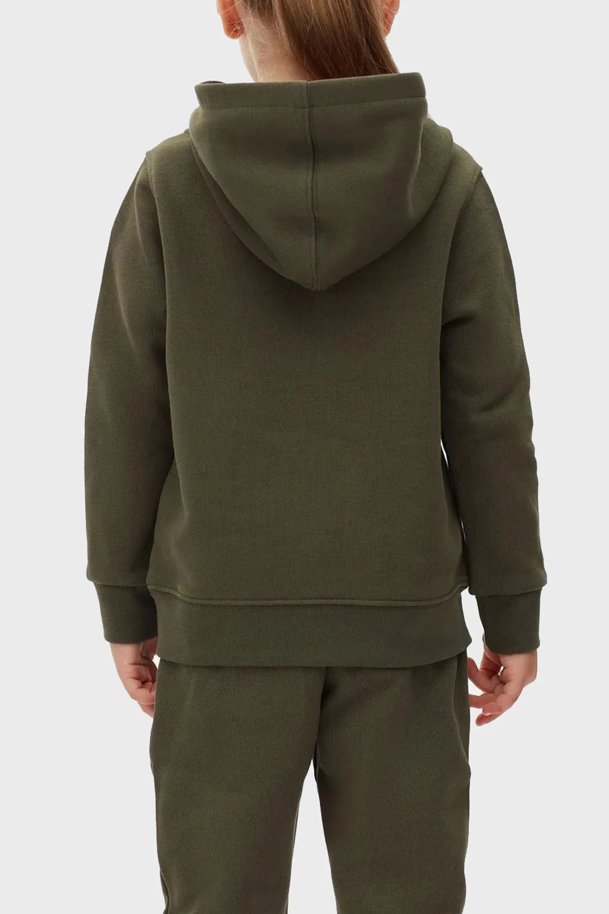 Les Benjamins Logolu Regular Fit Kapüşonlu Kanguru Cepli % 100 Pamuk Unisex Sweat LB22FWCHLCUHD-502 HAKİ - 11