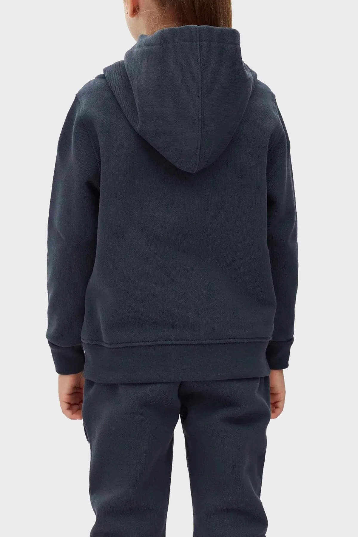 Les Benjamins Logolu Regular Fit Kapüşonlu Kanguru Cepli % 100 Pamuk Unisex Sweat LB22FWCHLCUHD-503 LACİVERT - 5